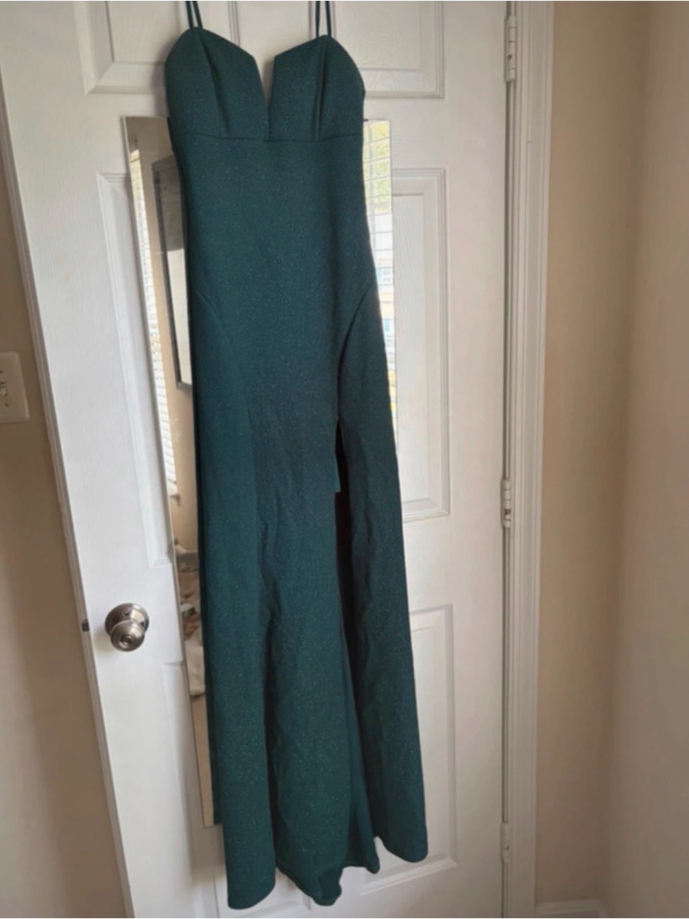 Emerald Green Evening Dress